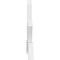 Ekena Millwork Vanguard Architectural Grade PVC Gable Bracket, 48"W x 26"H x 2"D x 4"F, 13/12 Pitch GBP048X26X0204VAN00 - alternate 2